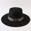 Popular European and American Style Suede Big-brimmed Top Hat, Men's and Women's Classic Fashion Western Cowboy Hat