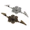 Floral Alloy Cardigan Clip Shawl Collar Brooch Sweater Guard Holder for Women Blouses Shirts and Dresses