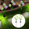 2 Pieces Dandelion Solar Garden Light Lamps for Outdoor Decorative,Ornament
