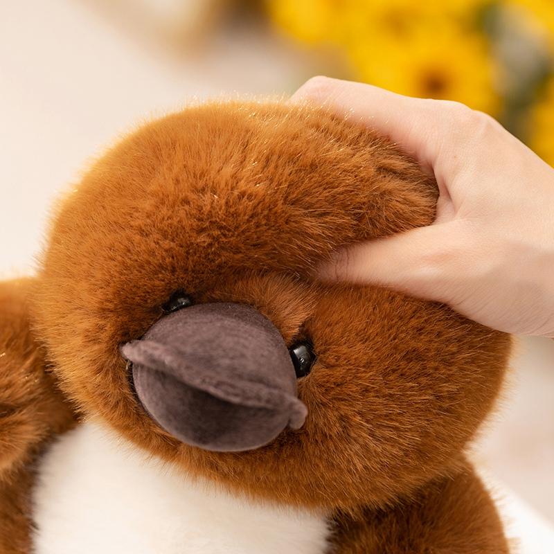 22cm Kawaii Soft Platypus Plush Toy 15cm Lifelike Platypus Plush Pendant Bagpack Decor Funny Keychain Kid Birthday Xmas Gift