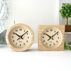 KATOMOKU Dual Use Clock 6 Natural km-131NARC Wall/Tabletop Use, Radio-Controlled Clock with Continuous Second Hand, 14cm