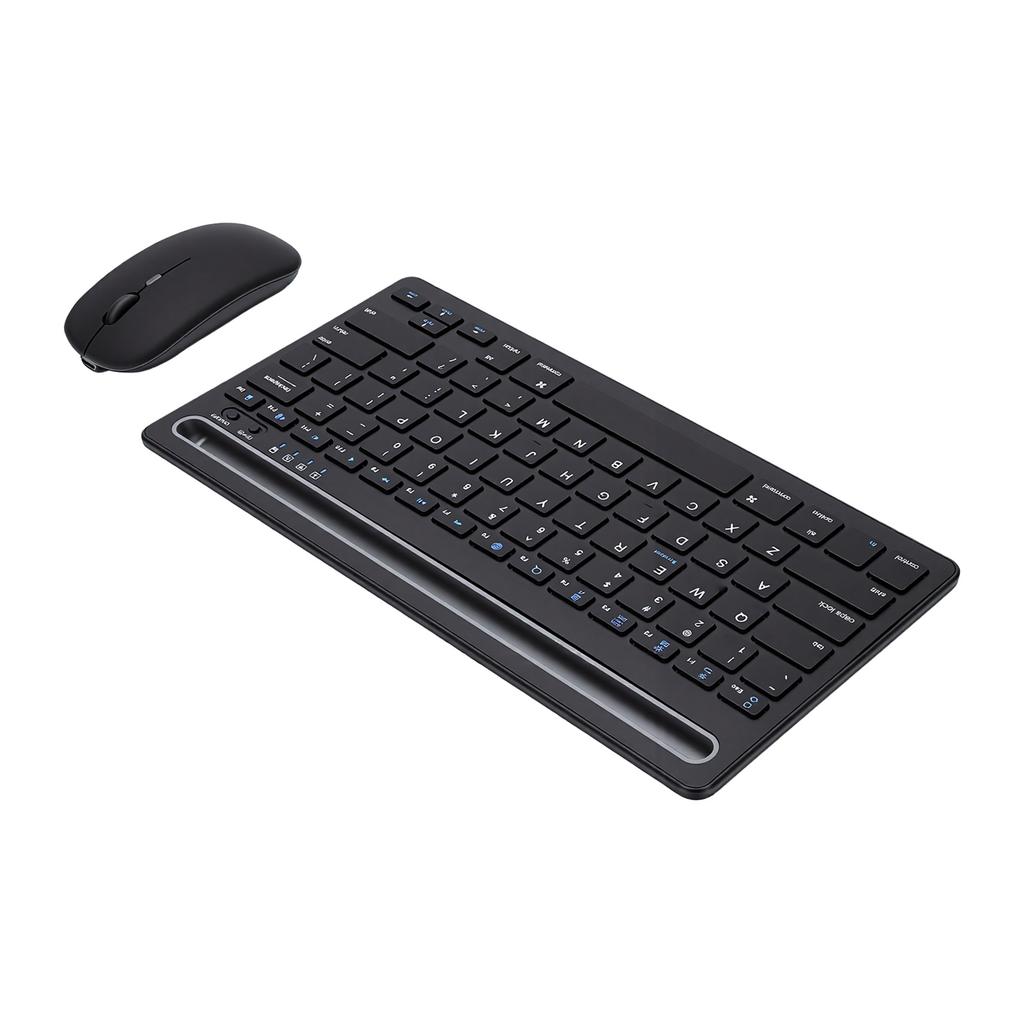 Dual Mode Wireless Keyboard Bluetooth 2.4G 78 Keys Keyboard Mouse Combo Rechargeable for PC Computer Laptop Phone