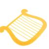 Realistic Design Plastic Harp Props Lightweight Construction Detailed Craftsmanship Simulation Harp Easy to Clean Portable
