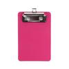 A7 Frosted Color Transparent Mini Clipboard with Clip for Sticky Notes Portable Writing Board Document Holder Small Bill Organizer