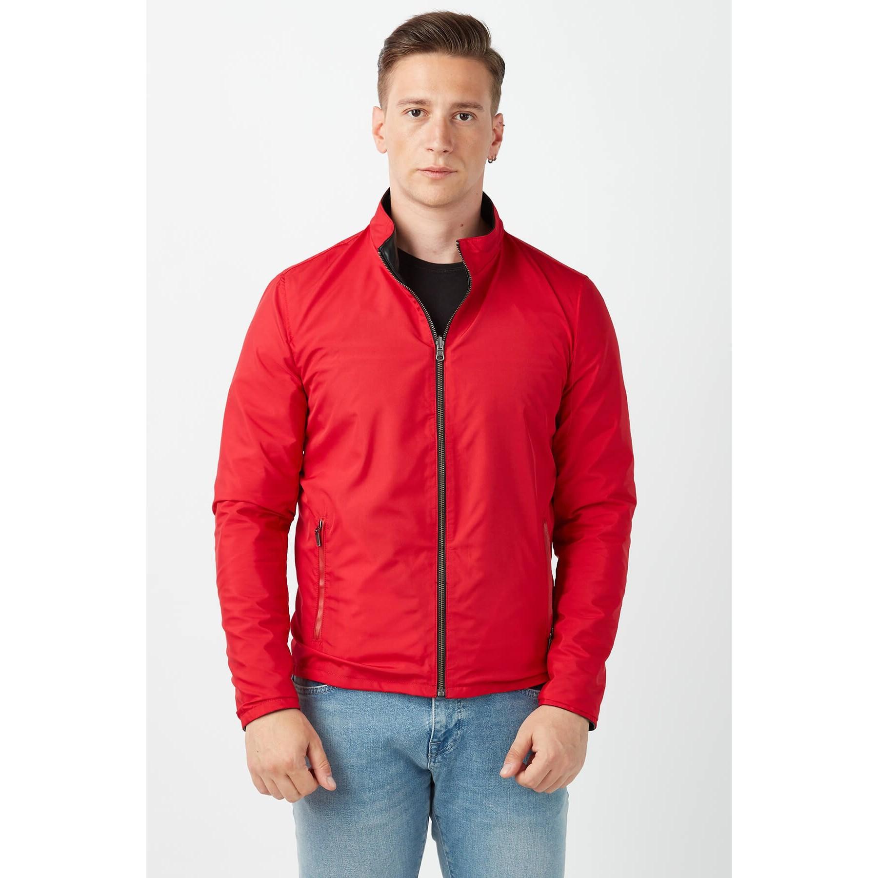 

Kalisto Черное двустороннее мужское пальто из натуральной кожи