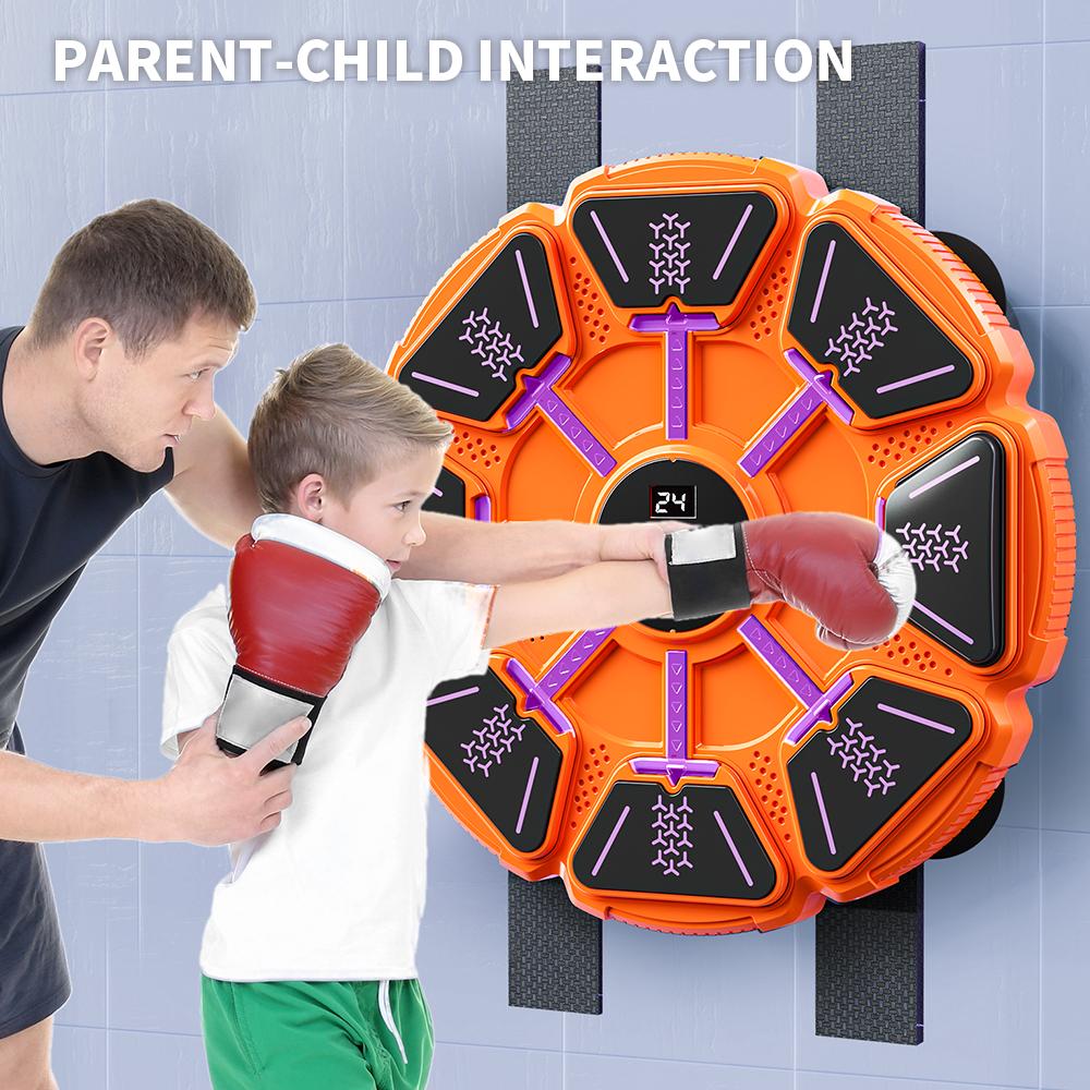 New Smart Music Boxing Machine Adult/Children Sports Fitness Boxing Trainer Home Exercise Response Training Boxing Wall Target