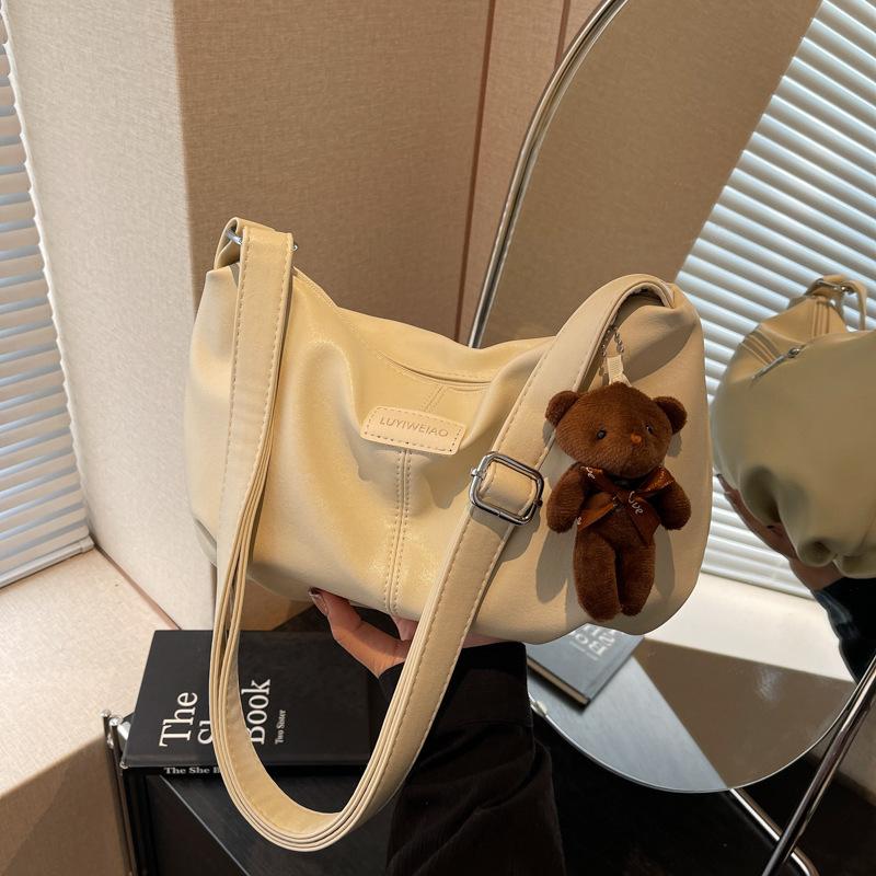 

Maillard bag women s new high-end messenger bag fashionable retro commuter shoulder bag tote bag бежевый