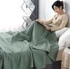 Waffle Weave Skin-Friendly Breathable Office Air Conditioning Nap Blanket
