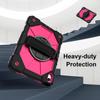 iPad 10th Tablet Protective Case with Rotating Bracket and Shoulder Strap