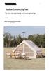 Windproof & Rainproof Outdoor Inflatable Family Camping Tent Set