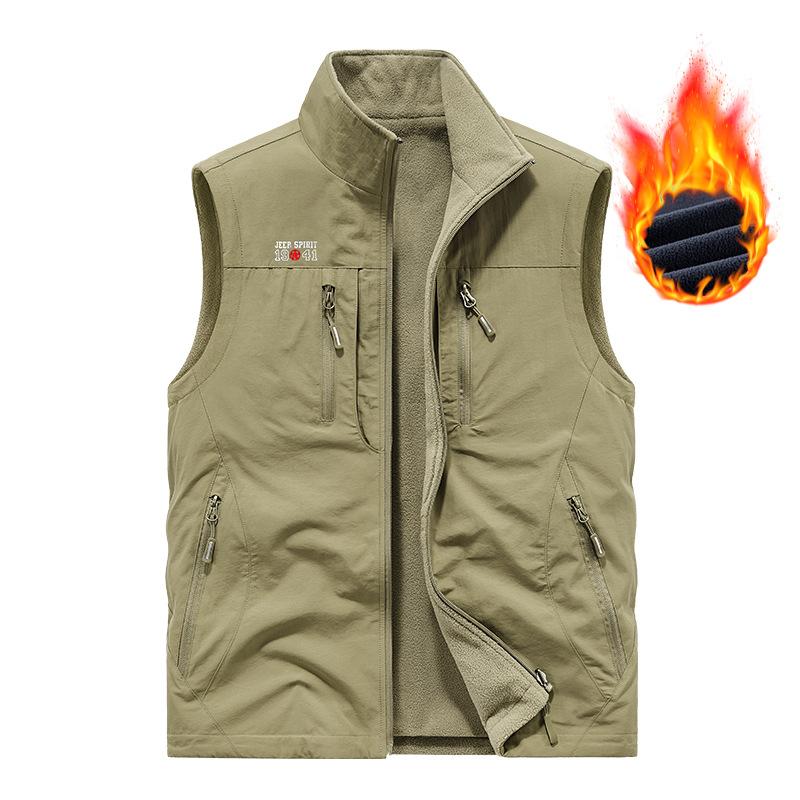 Photography Quick Drying Multi Pocket Fishing Suit Outdoor Autumn and Winter Breathable Fabric Taslon Vest
