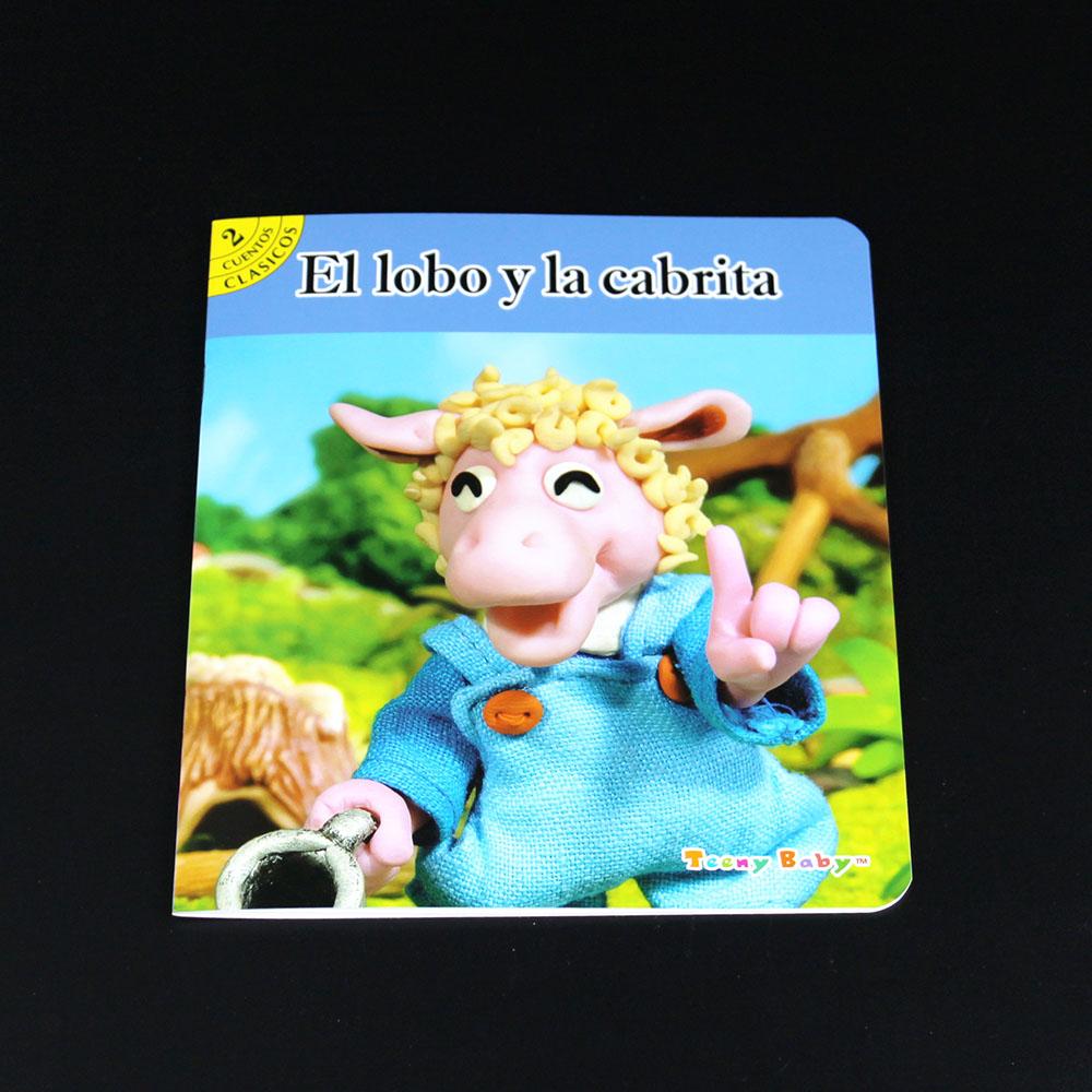 Non-Toxic 10Books In Spanish Story For Kids Book Children'S Bed Time Story Enlightenment Color Picture Storybook Age 2-8 Baby Story Books