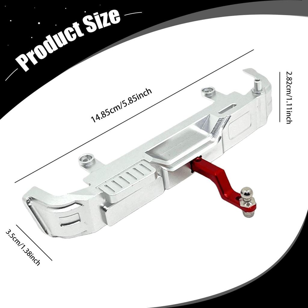 1/12 RC Accessory Modified Practical Aluminum with Trailer Hitch for 300 Parts Modification