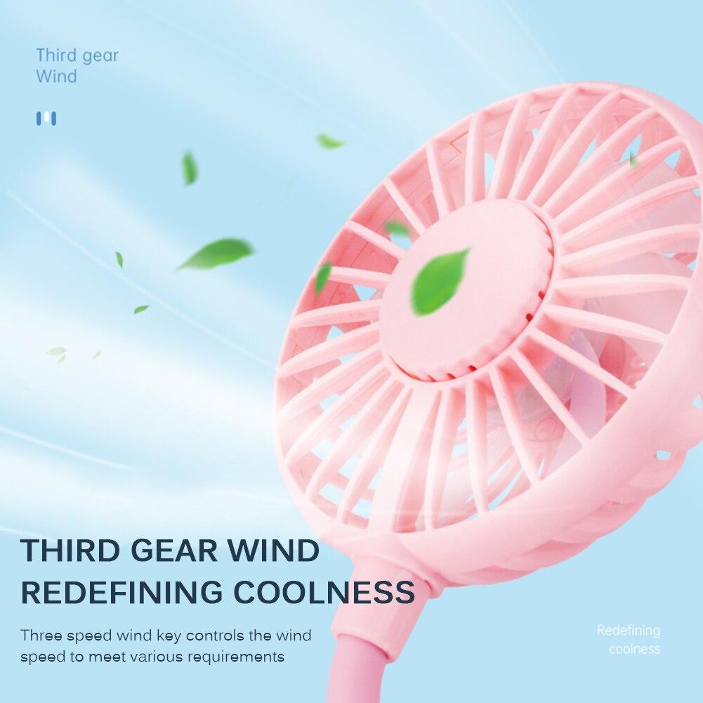 Buy Mini Aromatherapy Clip Fan USB Rechargeable Portable Electric Small