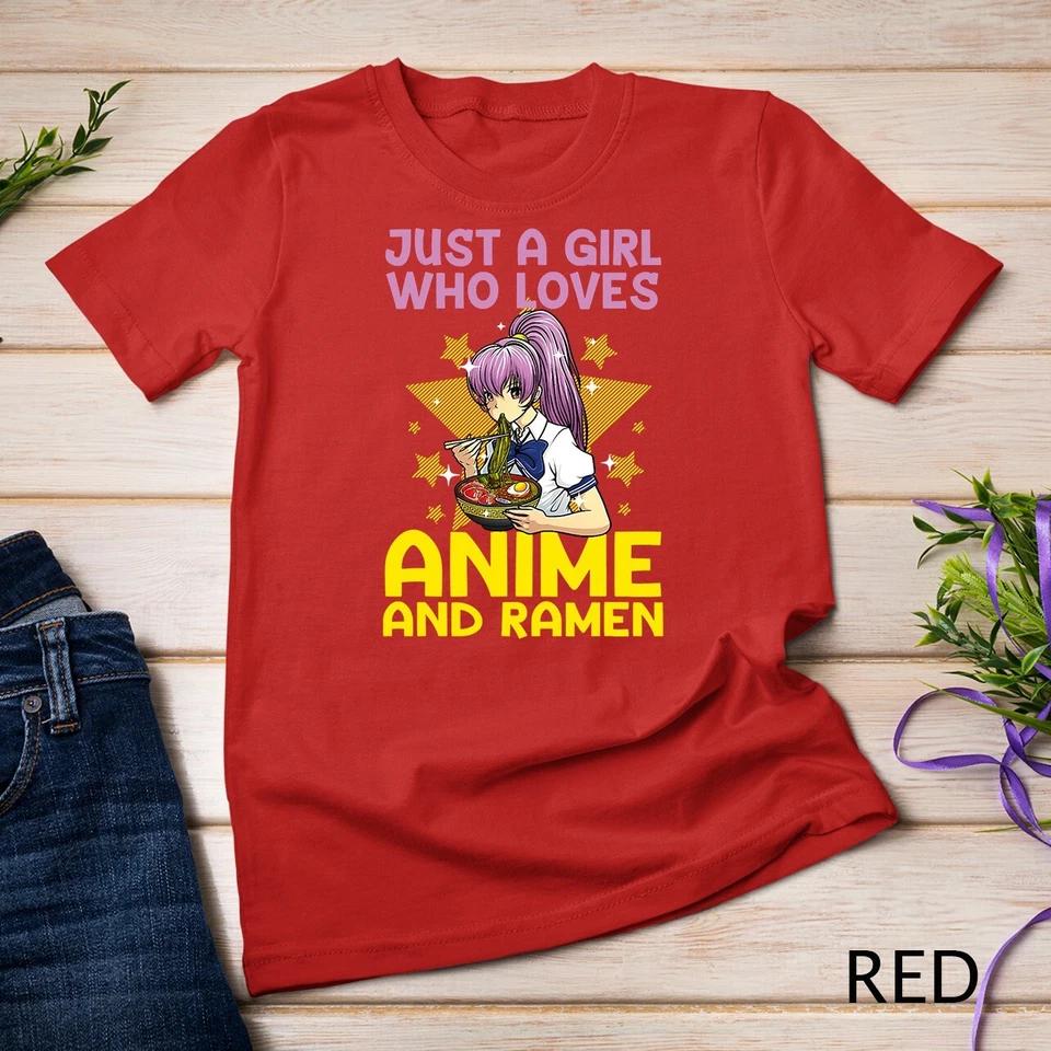 Anime Art For Women Teen Girl Anime Merch Ramen Anime Lover Unisex T-shirt 7 S