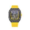 Barrel-Shaped Dial Full Diamond Watch Casual Calendar Quartz Watch