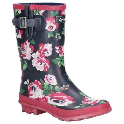 Womens/Ladies Paxford Elasticated Mid Calf Wellington Boot