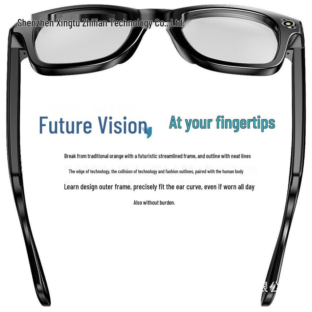Chytré brýle W610: 800W Pixel AI Překlad, Nahrávání Fotografií a Videa, WIFI, Duální Redukce Šumu, Brýle Proti Otřesům.