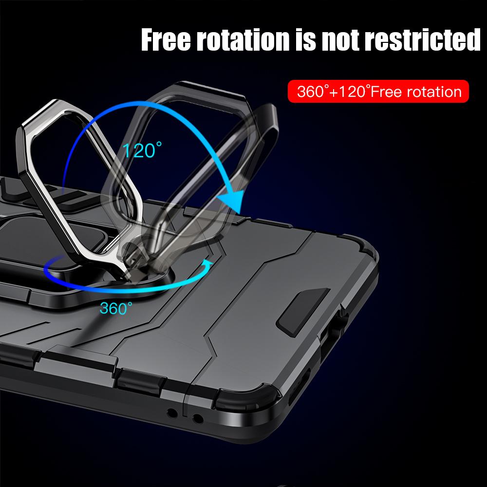 KEYSION VIVO V40 5G V40 Pro için Darbeye Dayanıklı Zırh Kılıfı Yumuşak Silikon + PC Halka Standı Tutucu Telefon Arka Kapağı VIVO V40 Pro 5G için