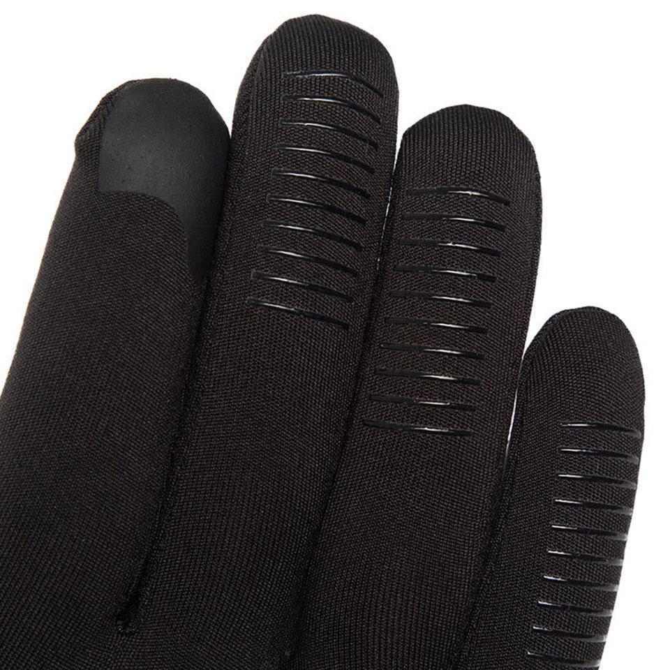 Loogdeel Winterhandschuhe zum Laufen Radfahren Skifahren Motorrad Outdoor-Sport Warm Winddicht Thermisch