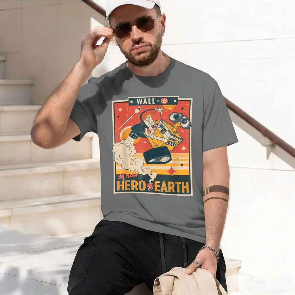 And Pixars A New Hero Of Eh Tshirt Small Summer Shortsved Breathable Sweatwking Versatile Fashion Tshirt For Batosool Sea