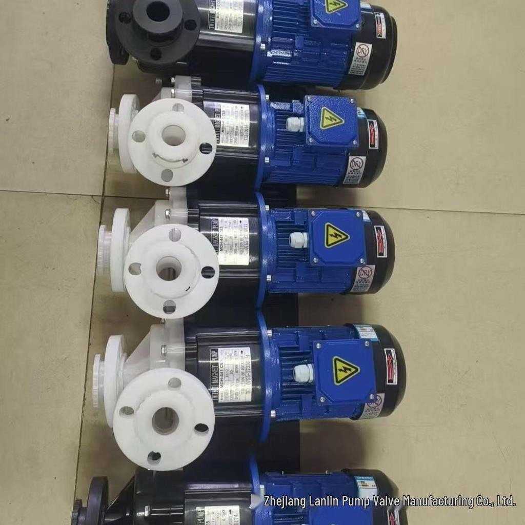 MPH-423 Acid & Alkali Resistant Magnetic Drive Fluoroplastic Pump for Semiconductor Exhaust Gas Purification and Electroplating Cleaning.