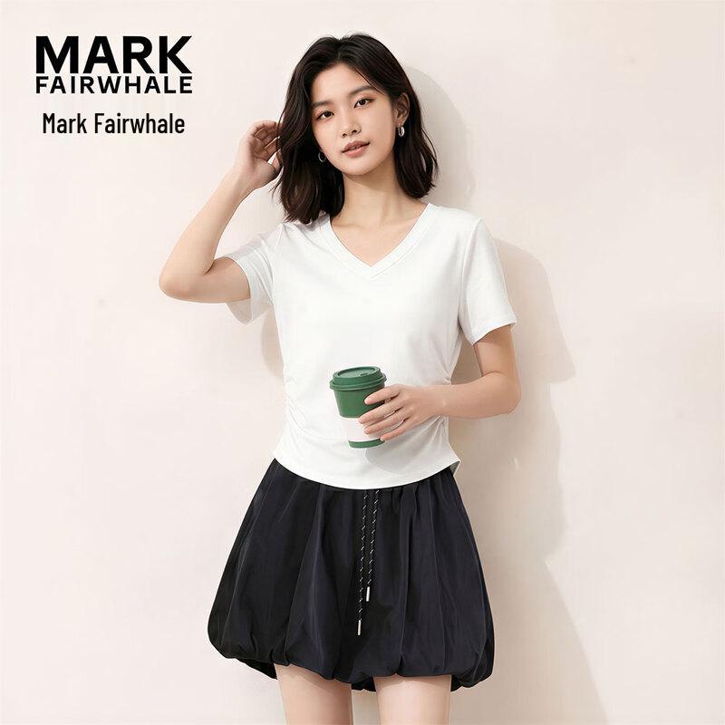 Mark Fairwhale Women s Slim Fit Short Sleeve T-Shirt XL белый