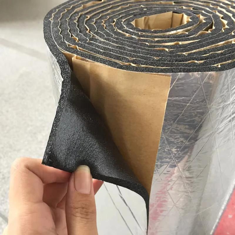 2*0.5M 5/10mm Car Sound Mat Proofing Deadener Heat Insulation Mat for Auto Van Deadening Insulation Mat Car Accessories Interior