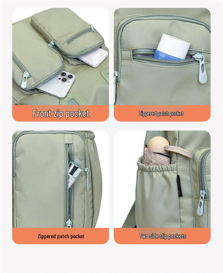 Multifunctional Women's Travel Backpack: Lightweight, Large Capacity, Shoulder Bag & Casual Handbag