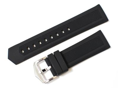 King Watch Parts Kompatibel mit Tag Heuer Gummiband für Formel 1 Externes Produkt, Schwarz, 20 mm [Import Original]