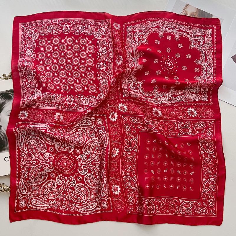 Small square scarf silk scarf men's neck protection scarf professional wear with shirt thin scarf 70x70 scarf