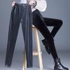 Women's Velvet Skinny Pants  Autumn Winter High-Waist Slim Fit Stretch Velvet Leggings Outwear