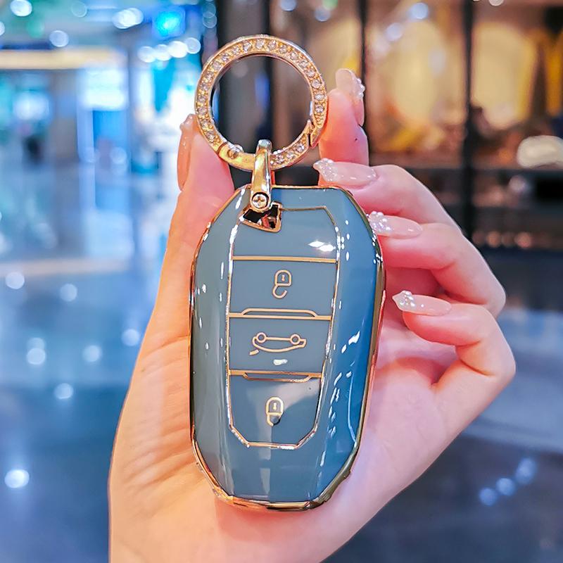 Autosleutelhoes Beschermhoes Tas Voor Peugeot 2008 3008 4008 5008 308 408 508 Citroen C1 C2 C4 C6 C3-XR Picasso Grand DS3 DS5