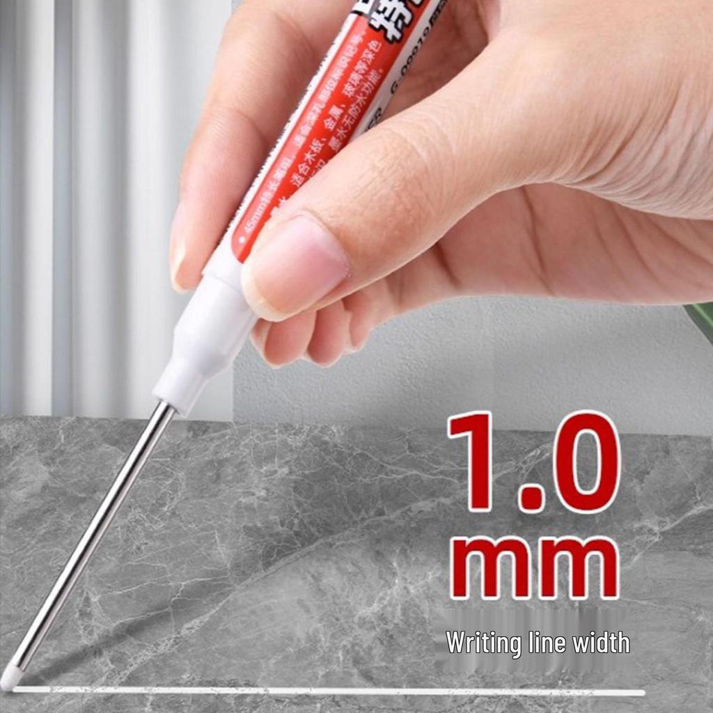 Newcomer Special: 6-Pack Extra Long 45mm Oil-Based Carpenter Marker Pens