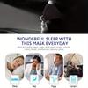 Sleep Mask, 3D Contour Cup Sleep Mask and Eye Mask, Concave Molded Night Sleep Mask, Light Blocking, Soft and Comfortable Eye Mask, Black