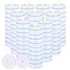 Disposable Toilet Brush Replacement Head Set 100-Piece Compatible with Toilet Brush Replacements for Toilet and Bathroom Cleaning