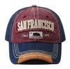 New Bear Embroidered Baseball Cap Men Women Adjustable Retro Washed Denim Hat Hip Hop Outdoor Sports Snapback Dad Hats