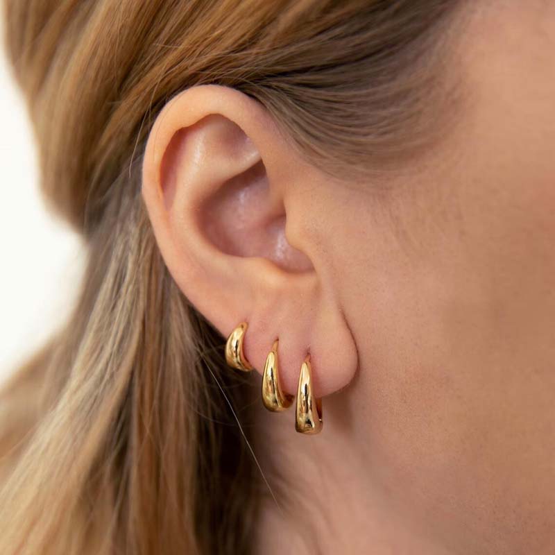 3Pcs/Set Bohemian Metal Starfish Shell Pendant Earrings Set for Women Fashion Gold Color Geometric Earring Beach Party Jewelry