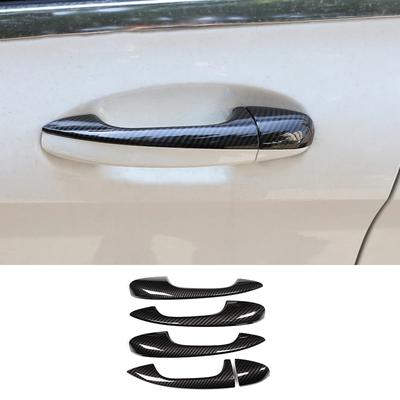 Voor Mercedes Benz A-klasse A180 A200 A250 W177 V177 B Klasse W247-Koolstofvezel Auto ABS Chrome Deurgreep cover Trim