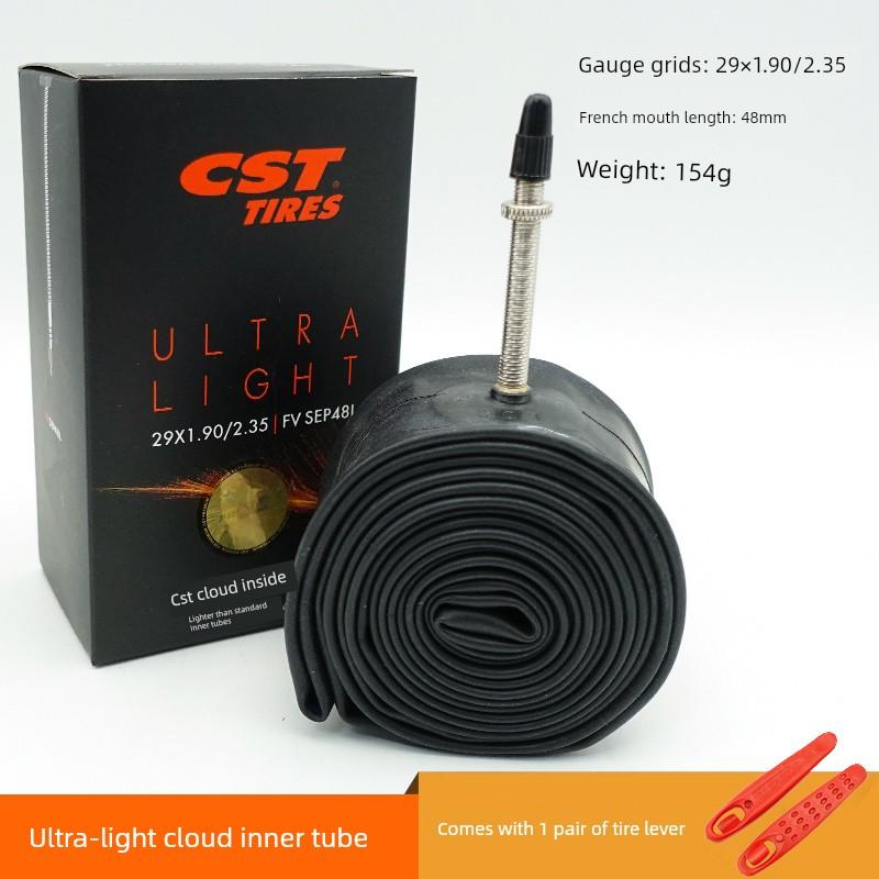 Zhengxin Cst 700C*25/28Mm Road Bike Ultra-Light Cloud Inner Tube American/French Valve Tire for Mountain Bikes