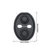 Car Door Latch Accessories Upgrade Closing Shockproof Silicone Cushion Mute Shock Absorber Protective Covers