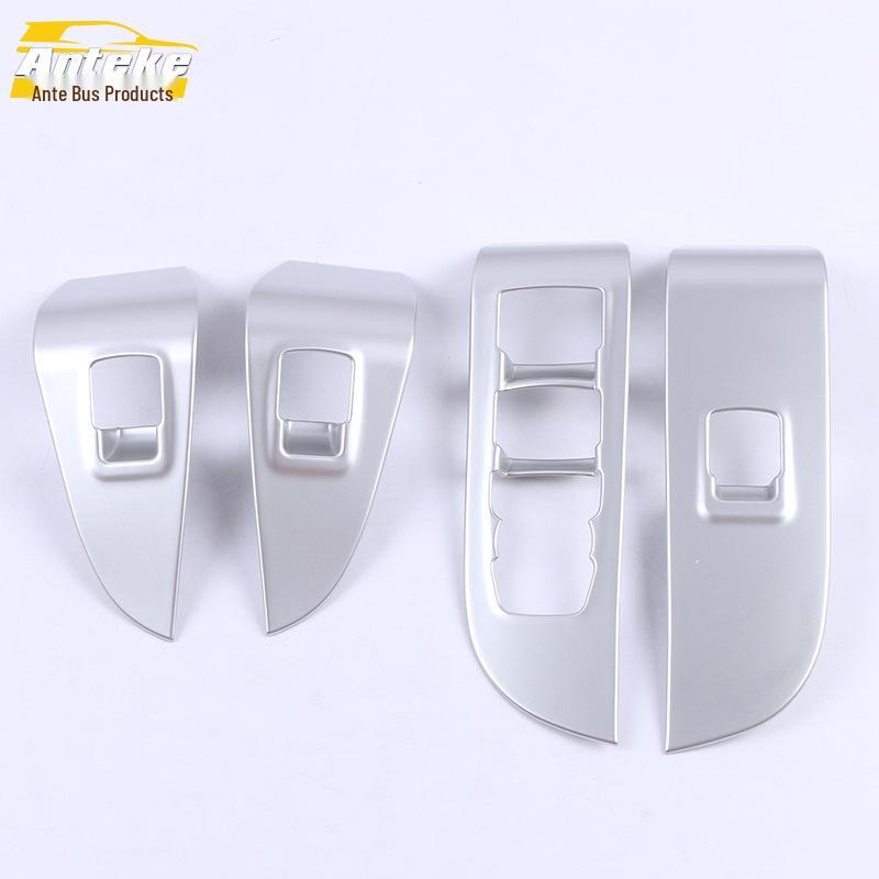Suitable for 20 Enclave models: Glass Switch Decorative Panel Car Door Window Armrest Lift Button Sticker.