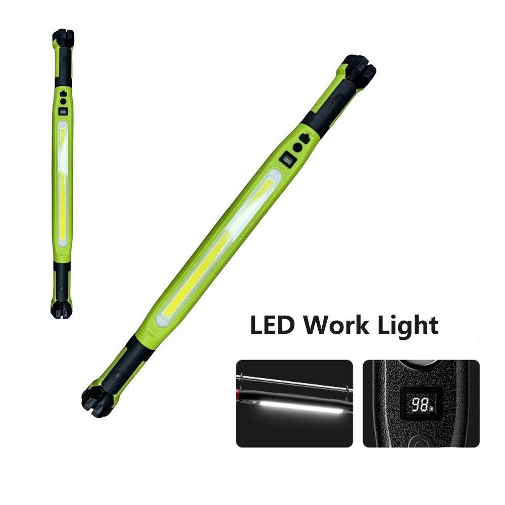 Rechargeable LED Work Light Magnetic Flashlight Emergency Repair Light Car Repairing