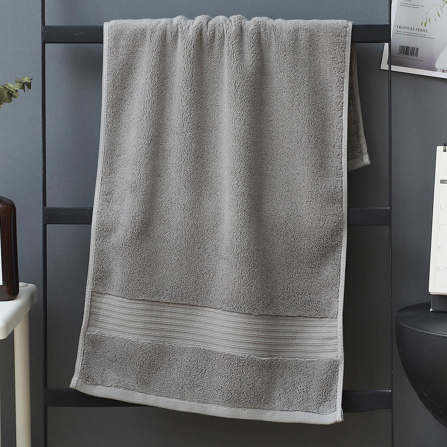 Thickened and enlarged men s sports large towel cotton bath towel face towel 40 * 80 water absorption 40*80 [large]
