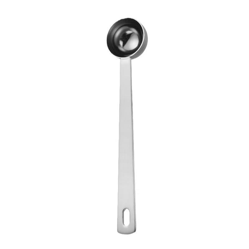 304 Stainless Steel Measuring Spoons 5ml-30ml, Long Handle for Coffee, Milk Powder, and Baking