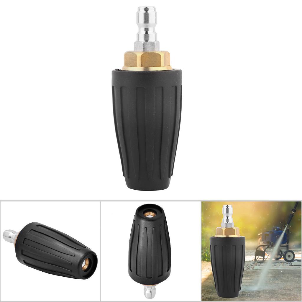 1/4 Inch Quick Connector High Pressure Washer Rotating Turbo Nozzle 3600PSI025