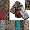 Skyddsfodral för Apple iPhone 17 Pro XS Max Air 6 7 8 Plus 5 + SE 2022 SE2 16E Fodral Mobilskal Ko-mönster Leopard Orm