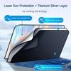 New Magnetic Suction Car Sunshade Opaque Titanium Silver Reflective Sunshade  Car Front/Rear UV Protection Curtains Car Parts