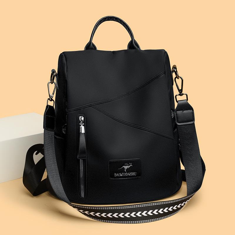 Schoolbag anti-theft backpack women's new lightweight casual Oxford cloth backpack multi-purpose large-capacity travel bag wholesale