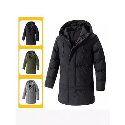 Kışlık Erkek Büyük Beden 7XL 8XL Sıcak Dolgulu Ceketler Moda Erkek Orta-Uzun Pamuklu Kaz Tüyü Parkalar Erkek Termal Rüzgarlık Kapüşonlu Montlar